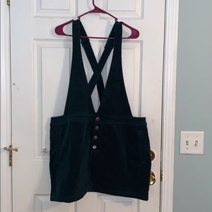 Emerald suspenders skirt. New with tags!